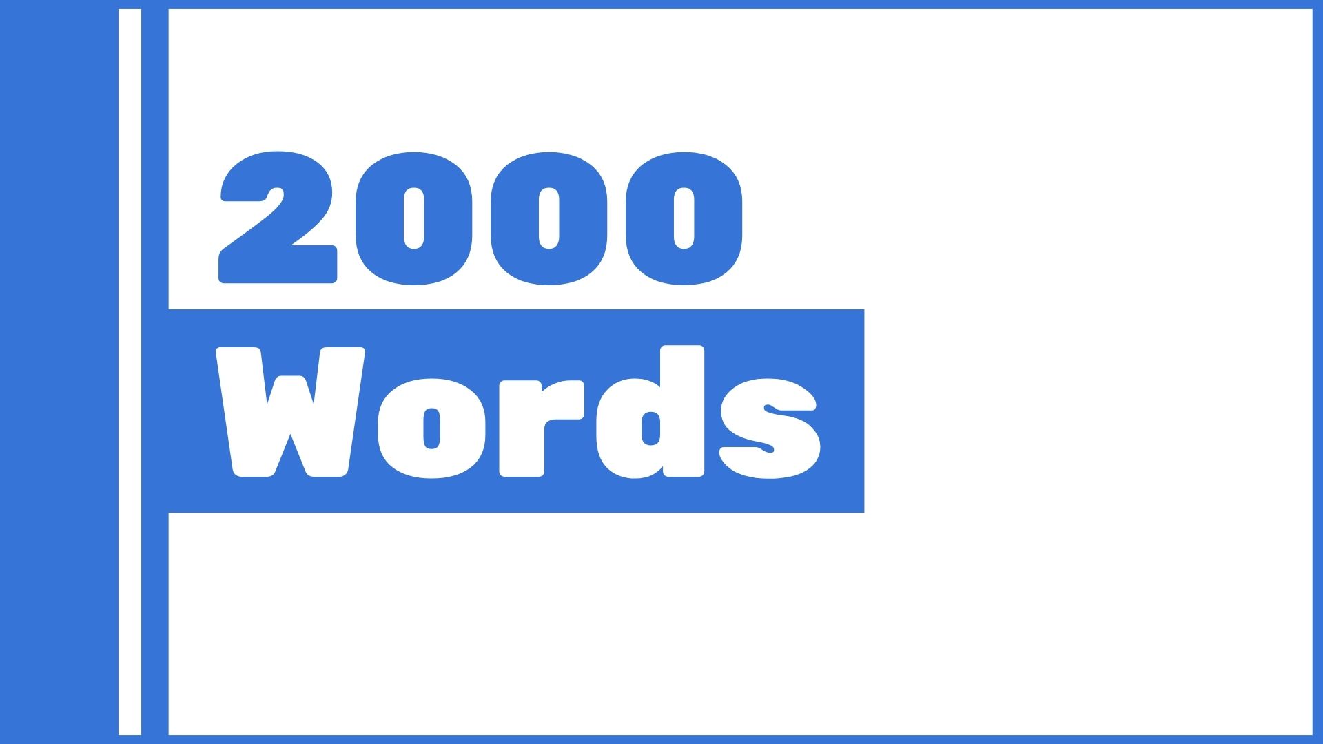 How Many Sentences is 2000 Words?