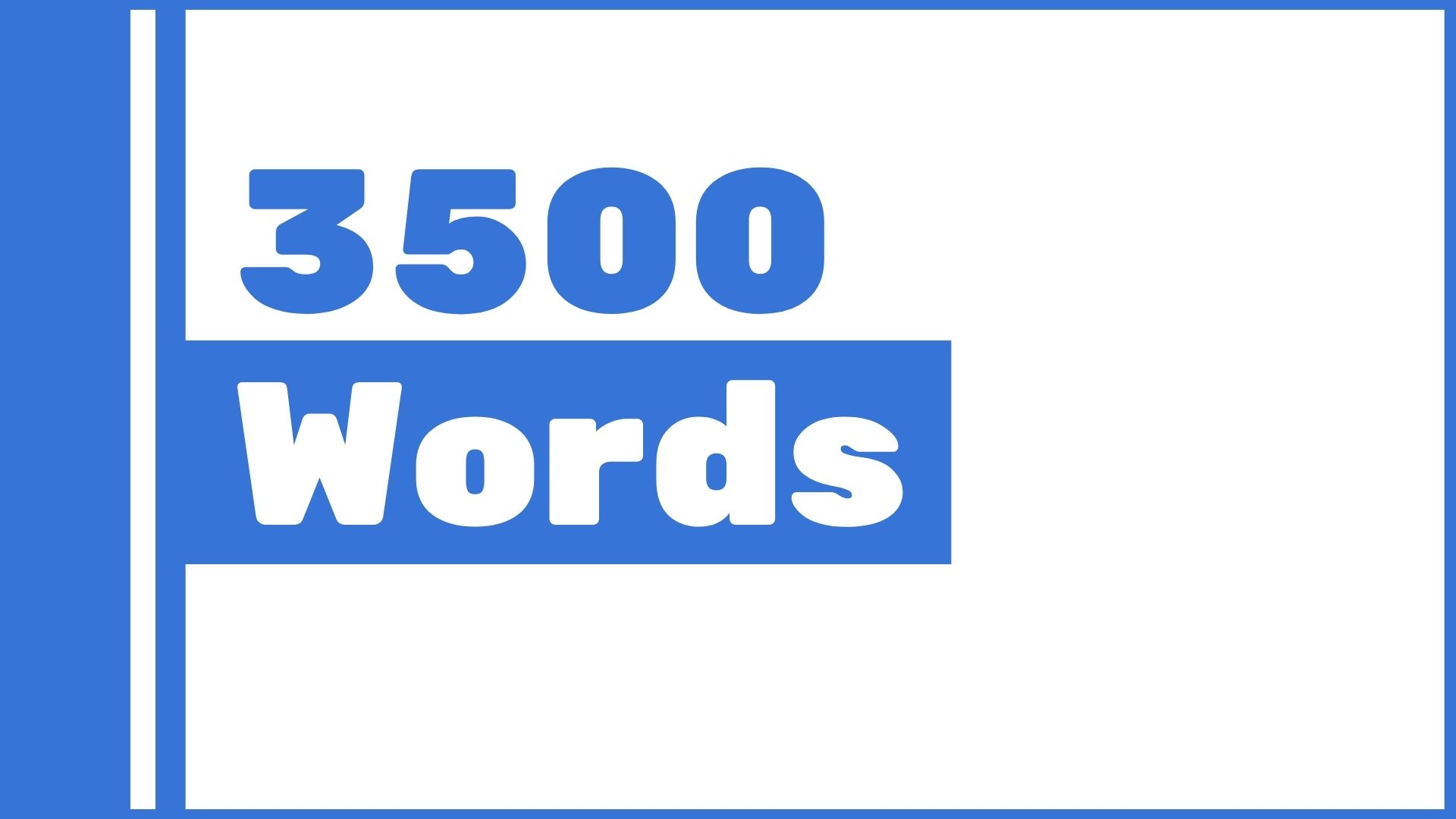 how many sentences is 3500 words