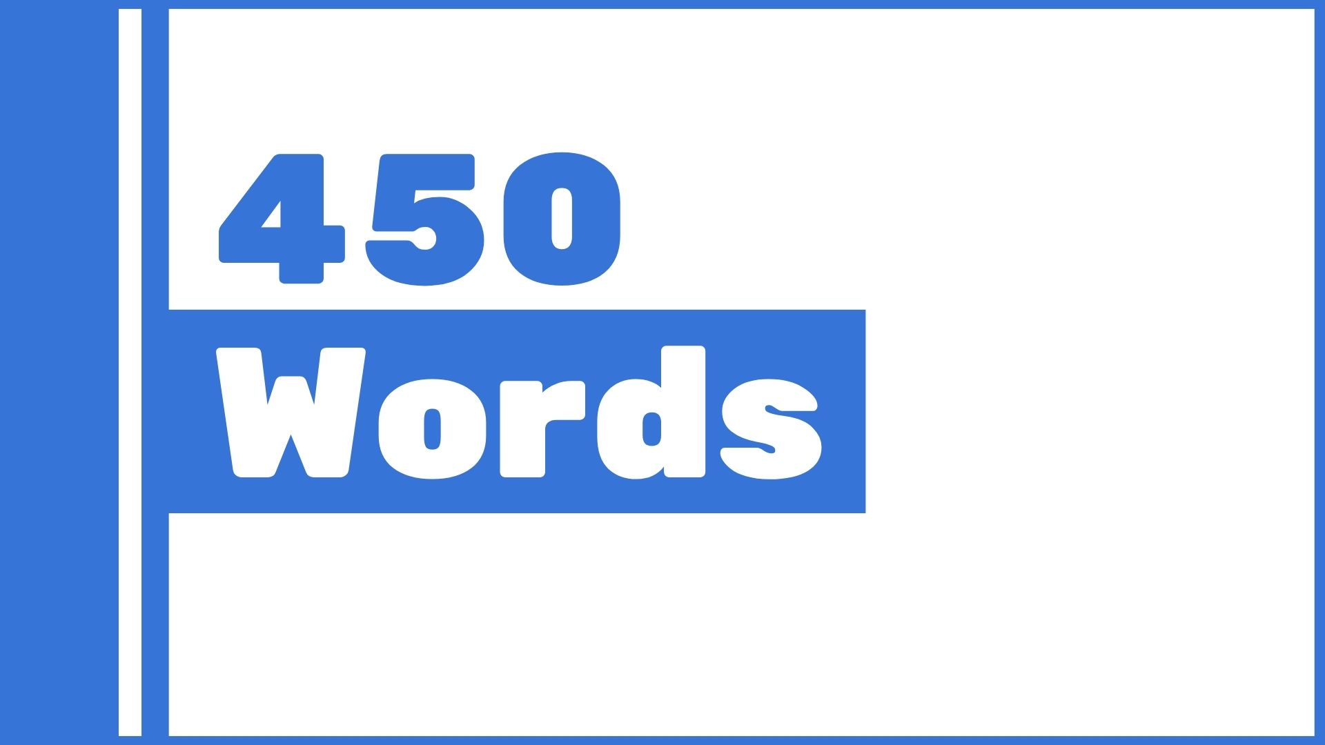 how many sentences is 450 words