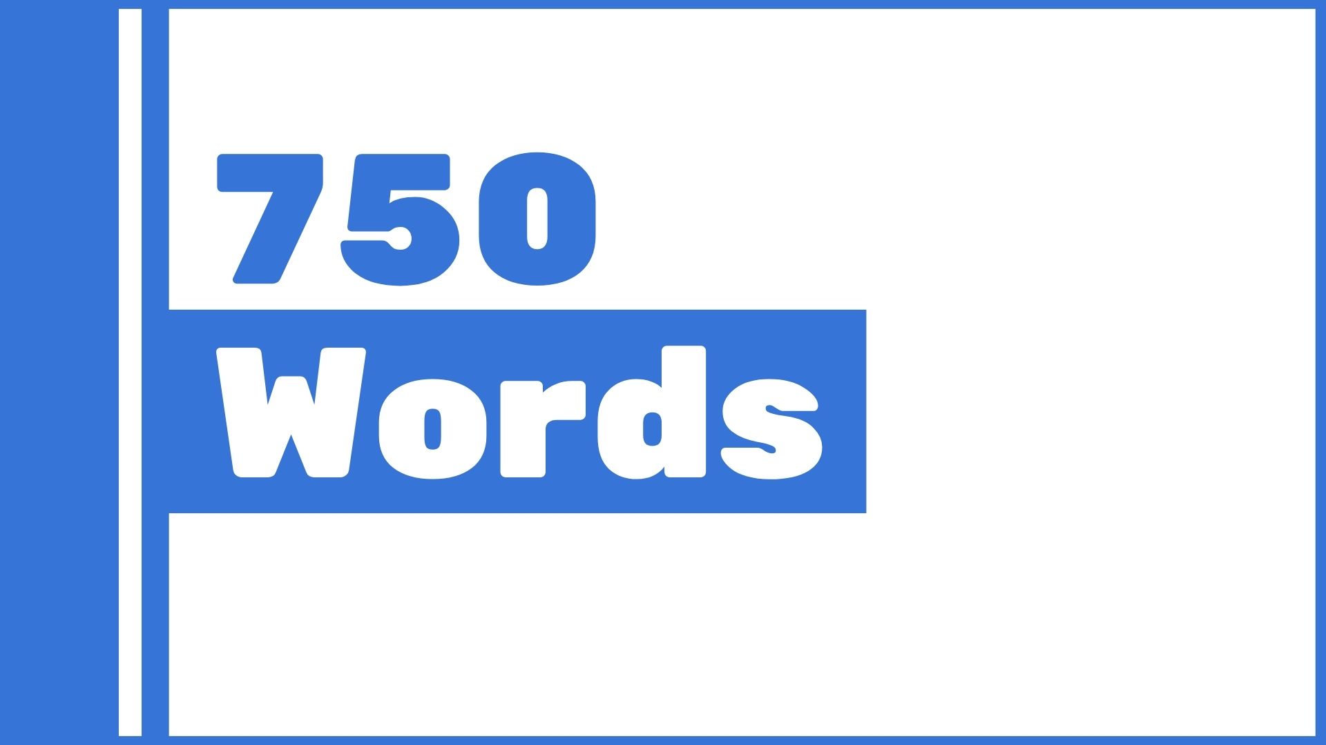 how many sentences is 750 words